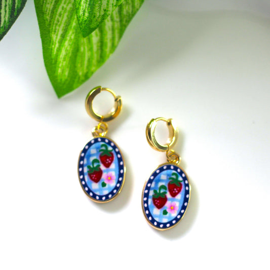 Berry Picnic Earrings