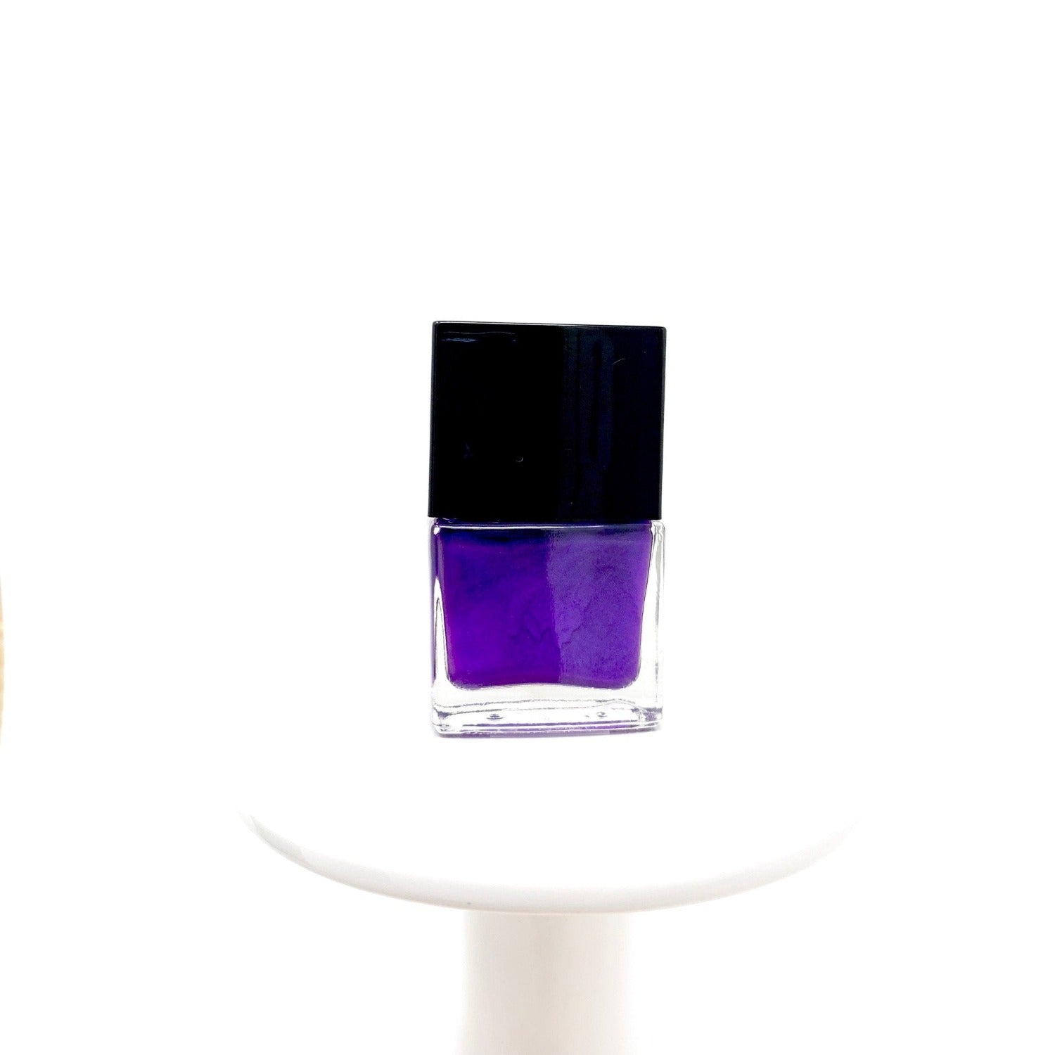 iris purple nail polish, purple shimmer polish, vegan nail polish in purple