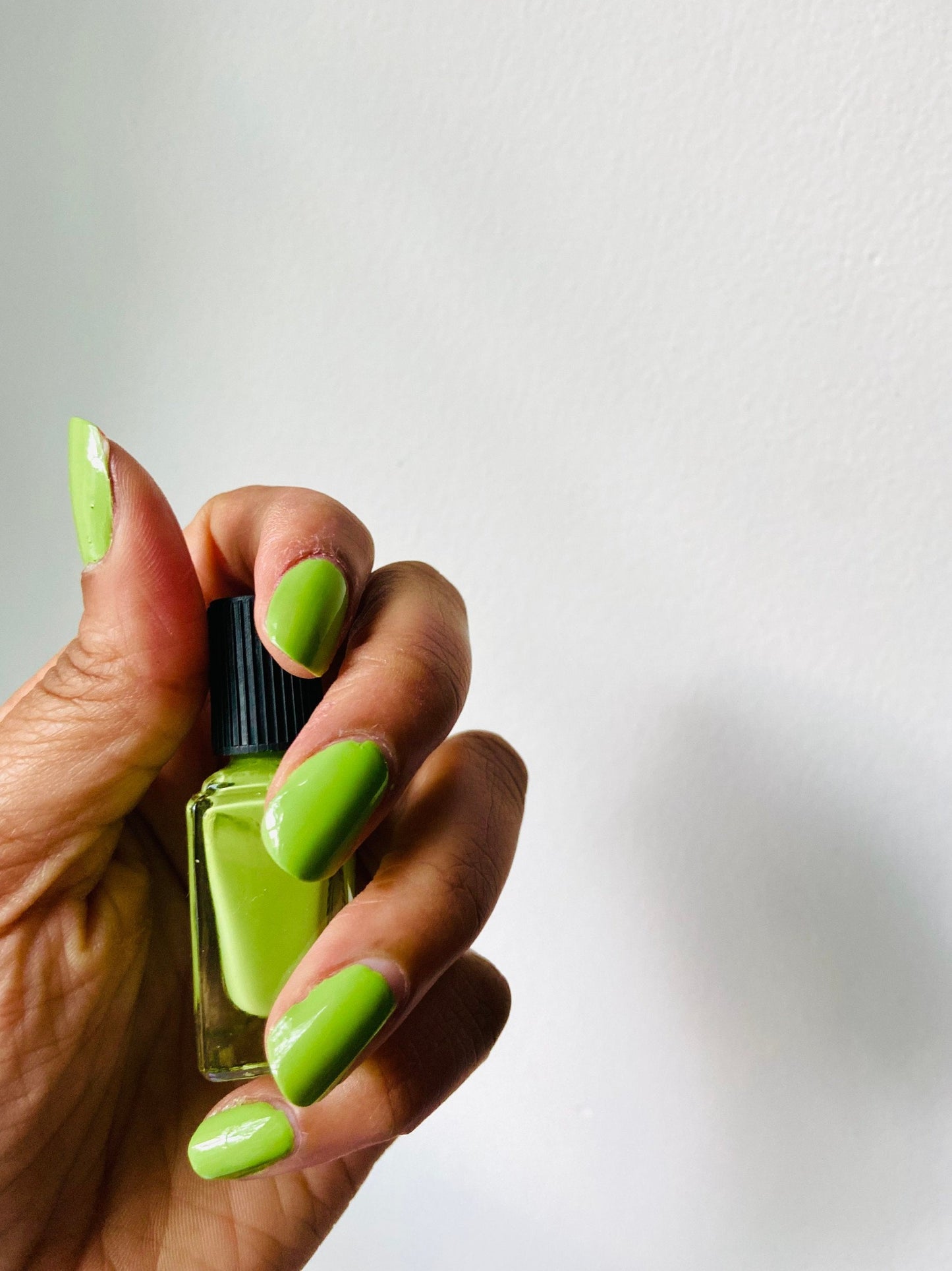lime green nail polish, vegan polish in green