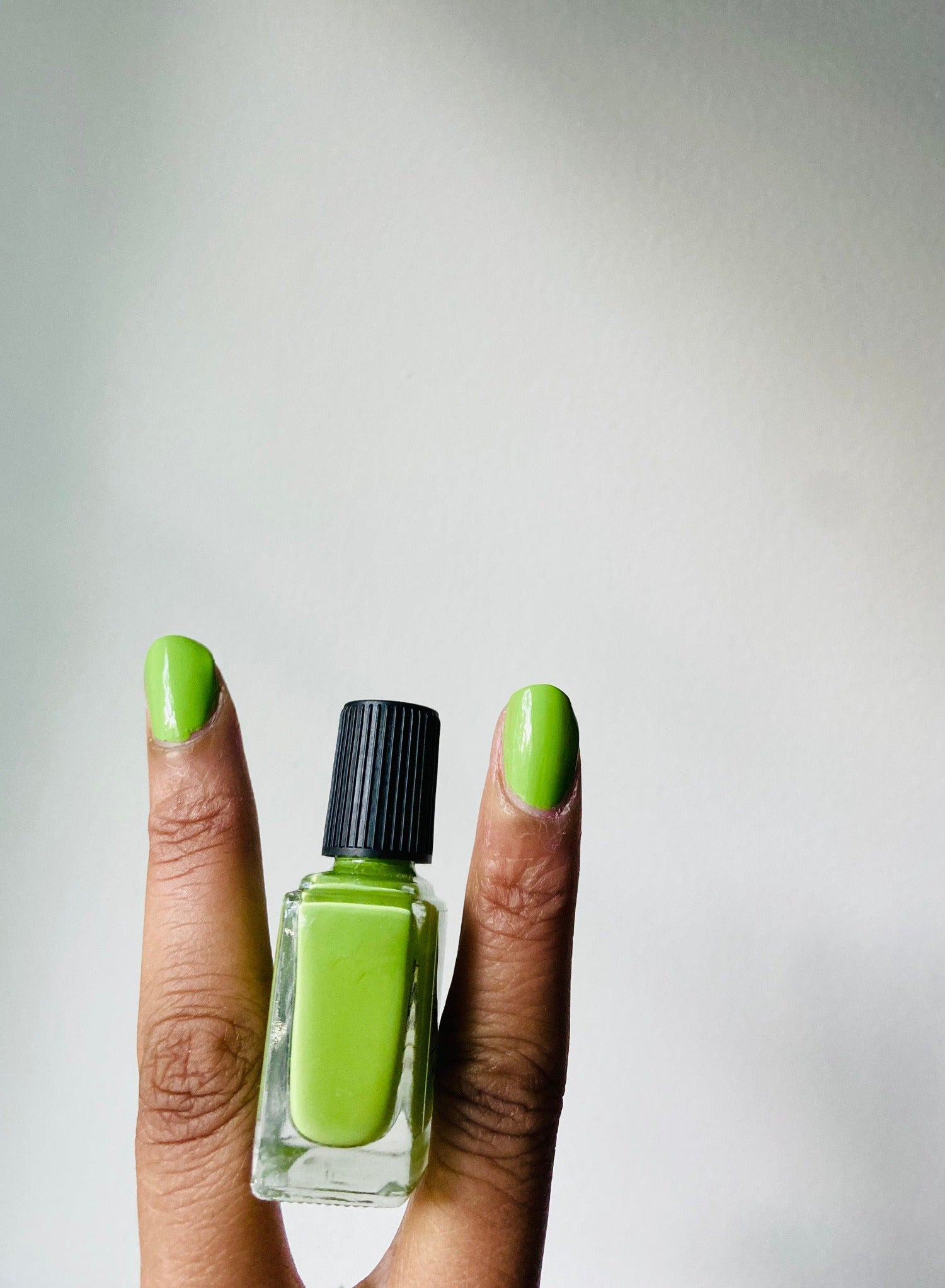 lime green nail polish, vegan polish in green