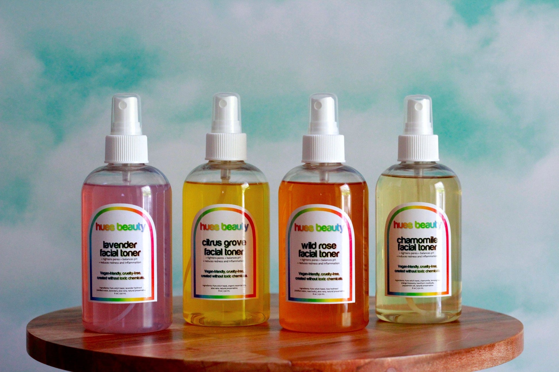 organic face toners, essential oil toners, face mists