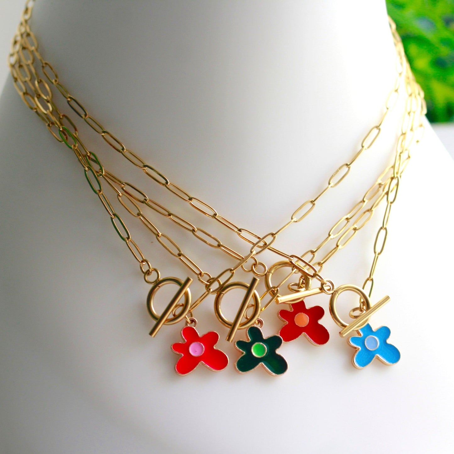 Groovy Flower Necklaces